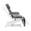 Fotel kosmetyczny do pedicure elektryczny Sillon Classic 3 silniki z kołyską szary